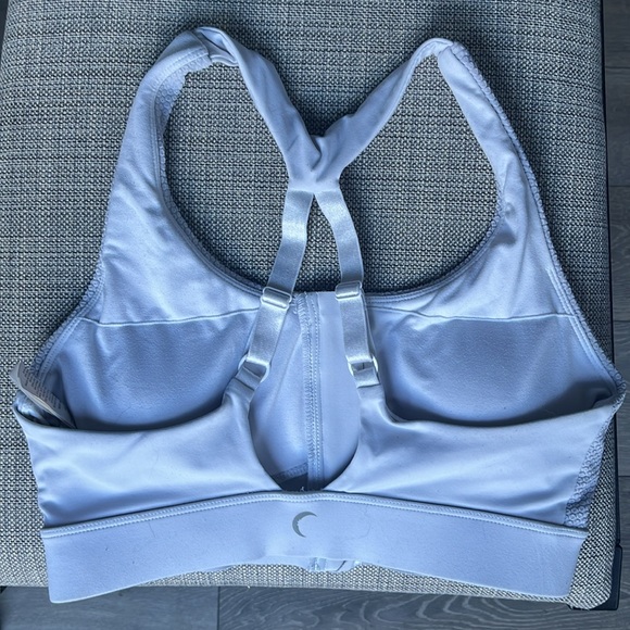 White Polka Front Zip Adjustable All Star Bra - Size XS - Picture 3 of 5